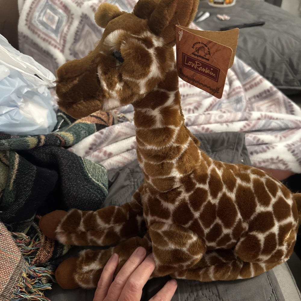 Lou Rankin Applause Jerry Giraffe 43868 w Tag Plush Stuffed Africa Safari Animal